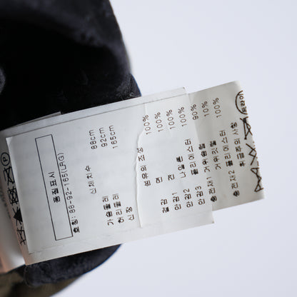 CHROME HEARTS OLIVE HERRINGBONE GOOSE DOWN PUFFER