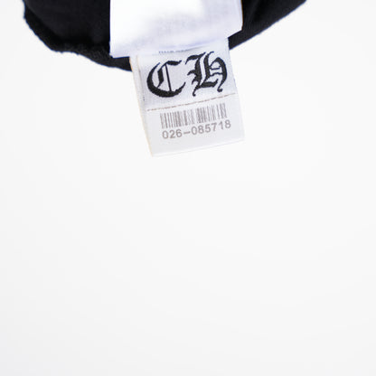 CHROME HEARTS SCRIPT NECK HORSESHOE LOGO POCKET TEE
