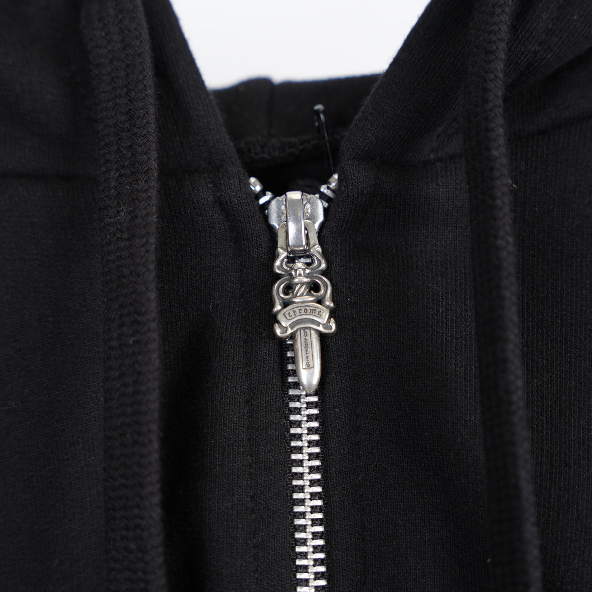 CHROME HEARTS SCROLL DAGGER ZIP UP HOODIE