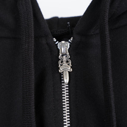 CHROME HEARTS SCROLL DAGGER ZIP UP HOODIE