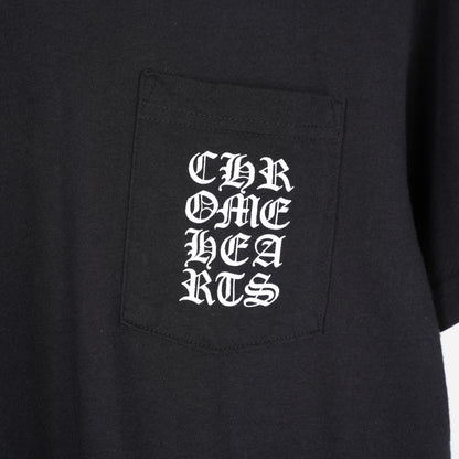 CHROME HEARTS SCRIPT LOGO POCKET TEE