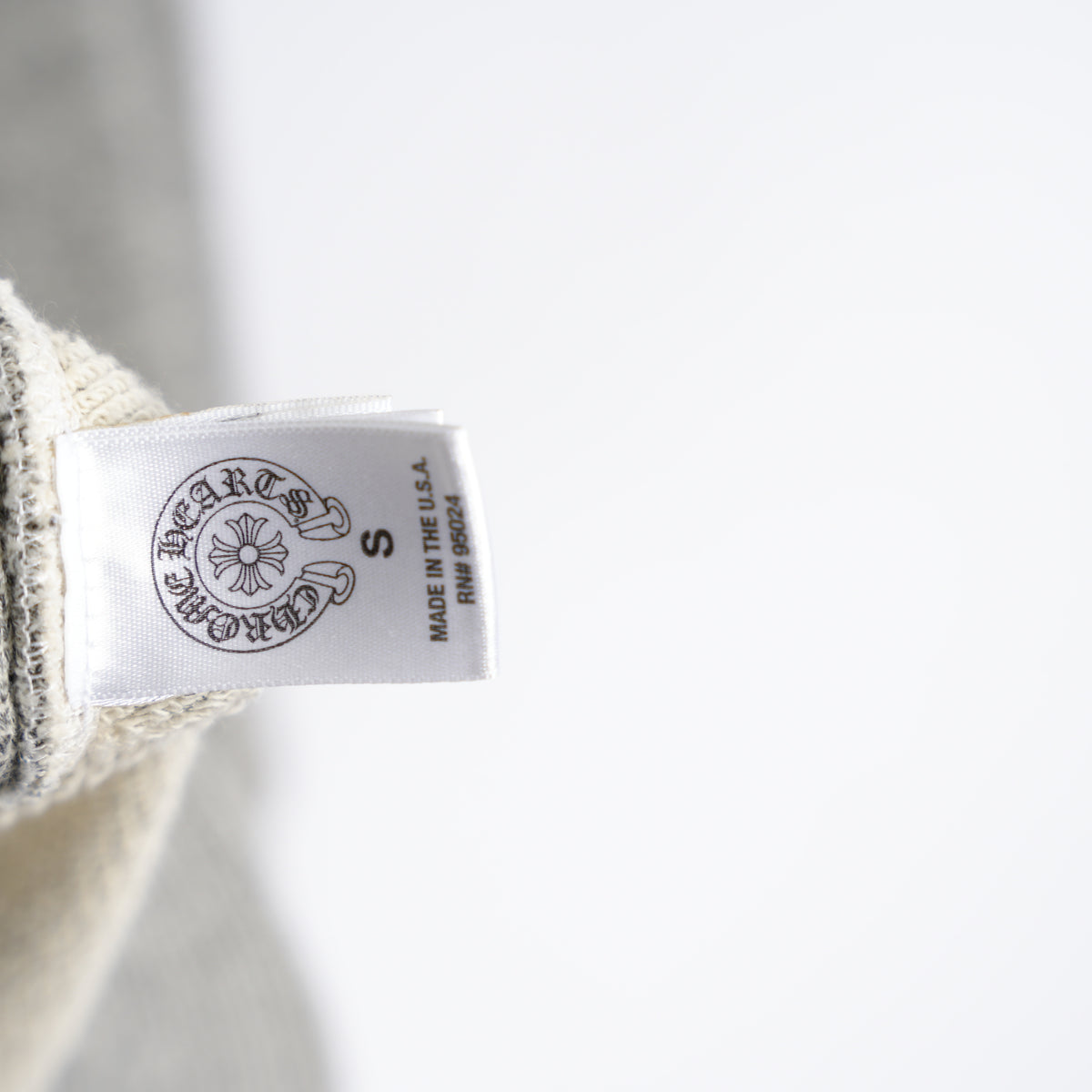 CHROME HEARTS LEATHER HORSESHOE PATCH DAGGER ZIP UP