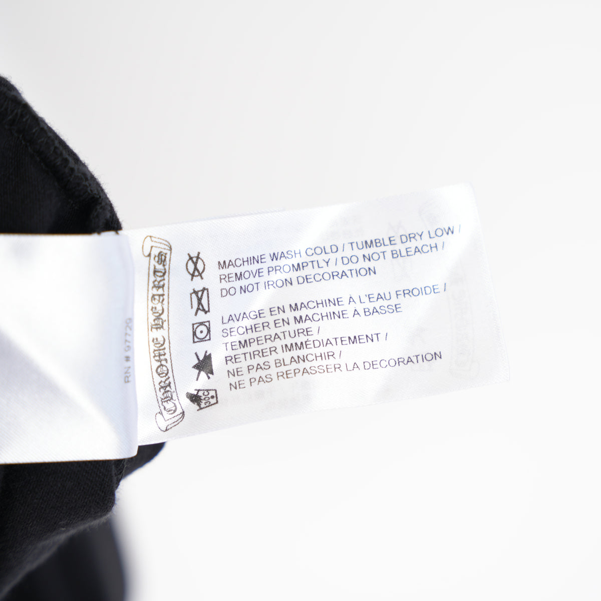 CHROME HEARTS SCRIPT LOGO POCKET TEE