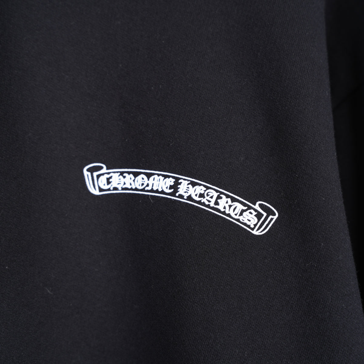 CHROME HEARTS SCROLL LOGO PULLOVER HOODIE