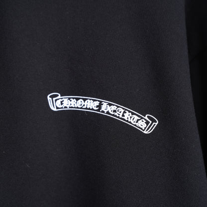 CHROME HEARTS SCROLL LOGO PULLOVER HOODIE