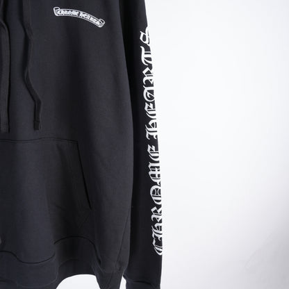 CHROME HEARTS SCROLL LOGO PULLOVER HOODIE