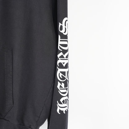 CHROME HEARTS SCRIPT LOGO SLEEVE PULL OVER HOODIE