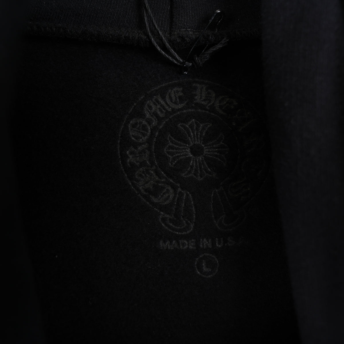 CHROME HEARTS SCROLL LOGO PULLOVER HOODIE