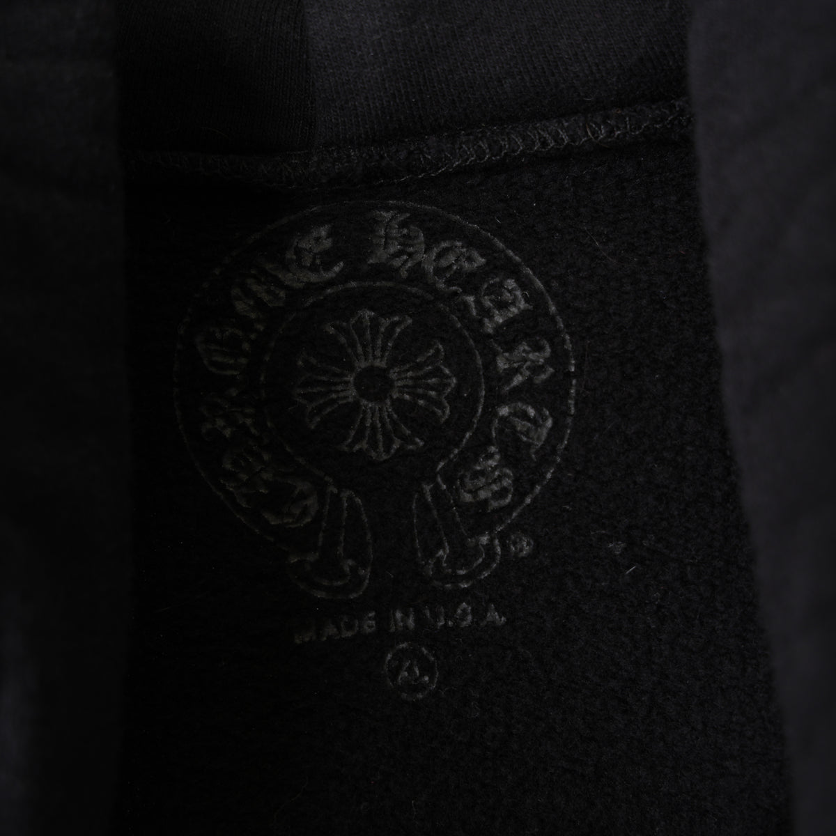 CHROME HEARTS SCRIPT LOGO SLEEVE PULL OVER HOODIE