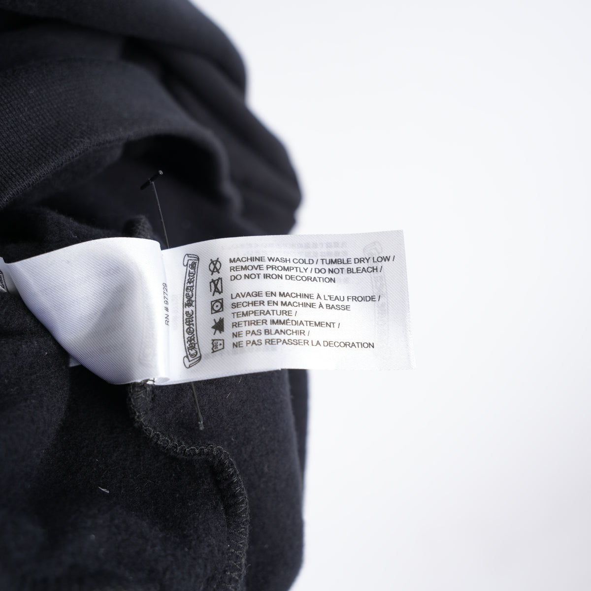 CHROME HEARTS SCROLL LOGO PULLOVER HOODIE
