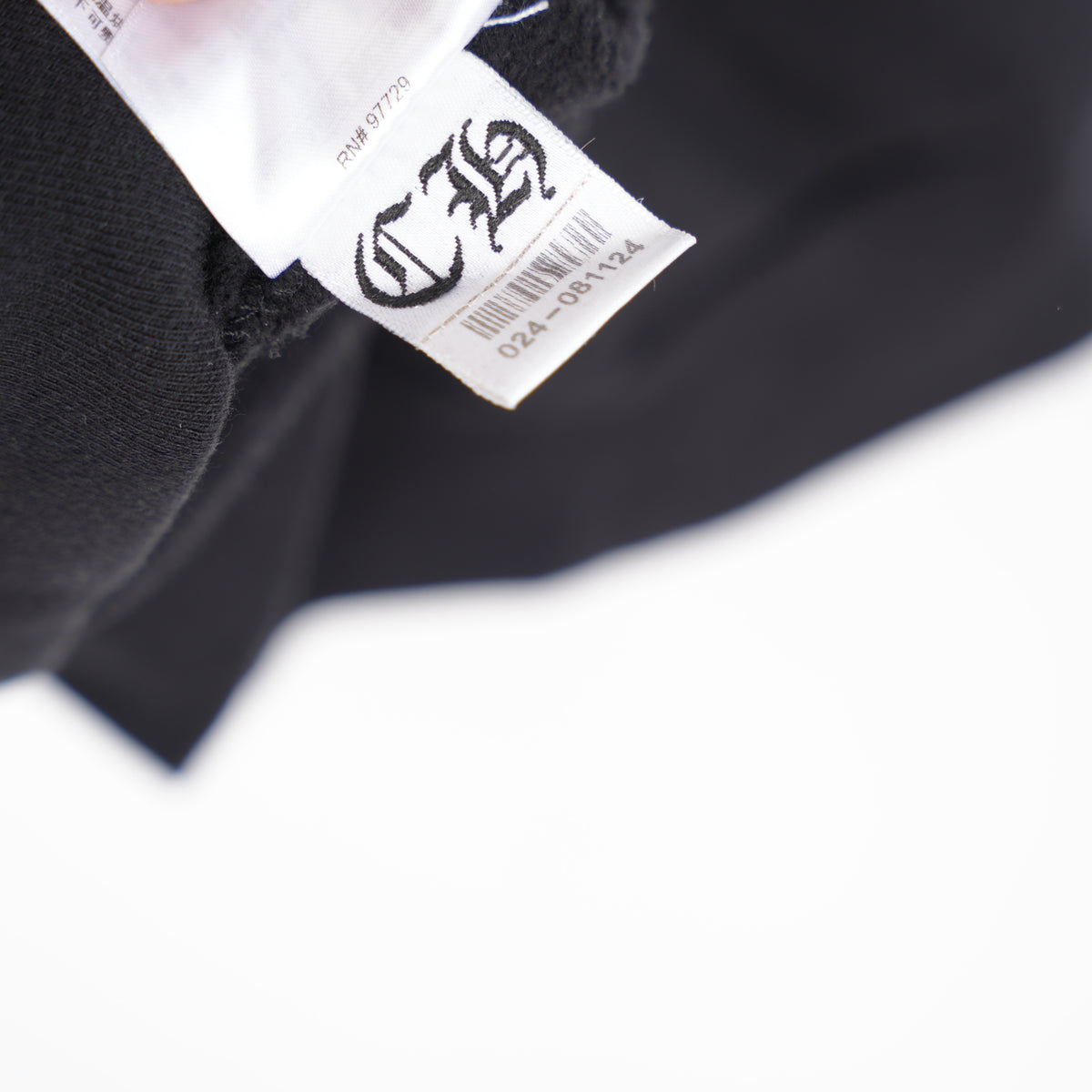 CHROME HEARTS SCRIPT LOGO SLEEVE PULL OVER HOODIE