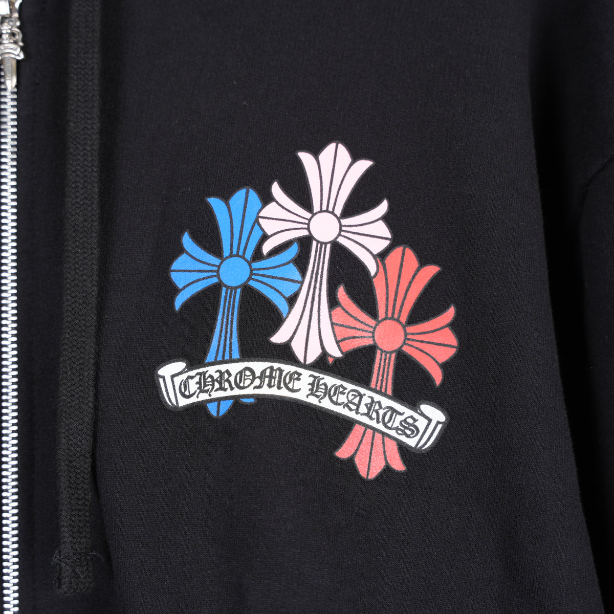 CHROME HEARTS MULTI-COLOR CROSS DAGGER ZIP UP
