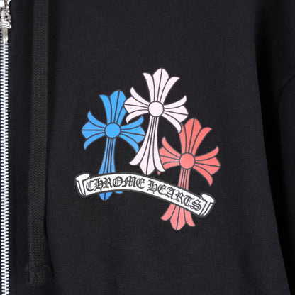 CHROME HEARTS MULTI-COLOR CROSS DAGGER ZIP UP
