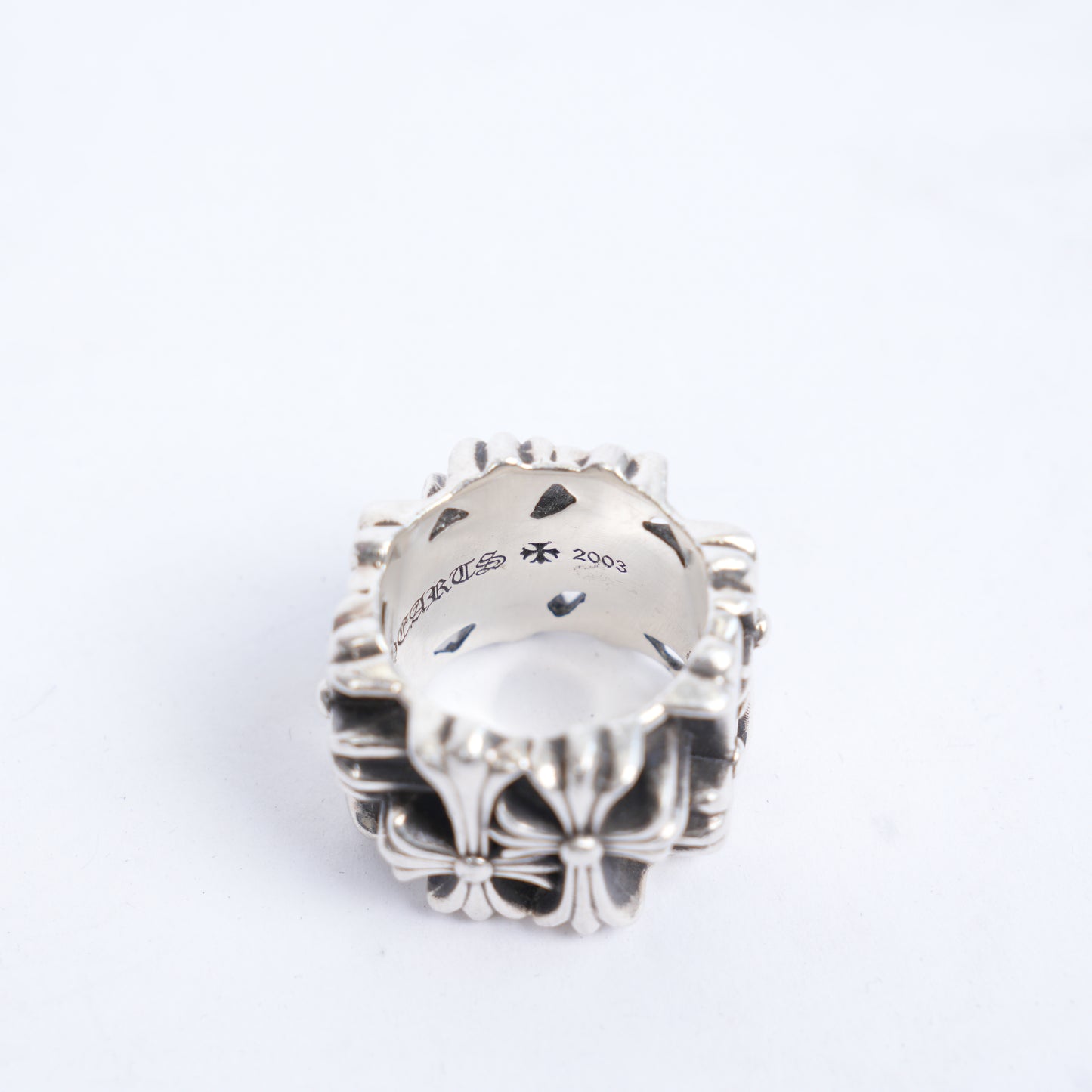 CHROME HEARTS SQUARE CEMETARY RING