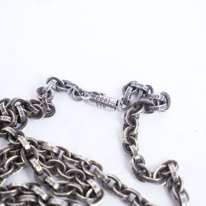CHROME HEARTS BABY FAT PAPER CHAIN NECKLACE 24"