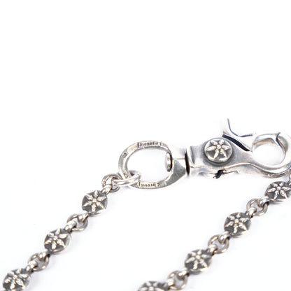 CHROME HEARTS  XL STAR BALL DOUBLE LOBSTER WALLET CHAIN