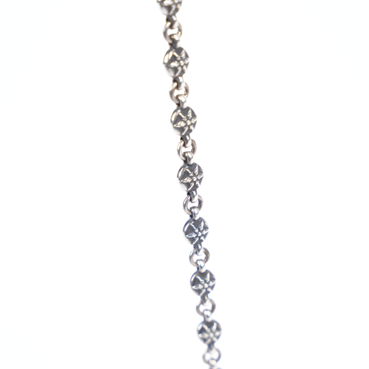 CHROME HEARTS  XL STAR BALL DOUBLE LOBSTER WALLET CHAIN
