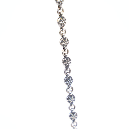 CHROME HEARTS  XL STAR BALL DOUBLE LOBSTER WALLET CHAIN