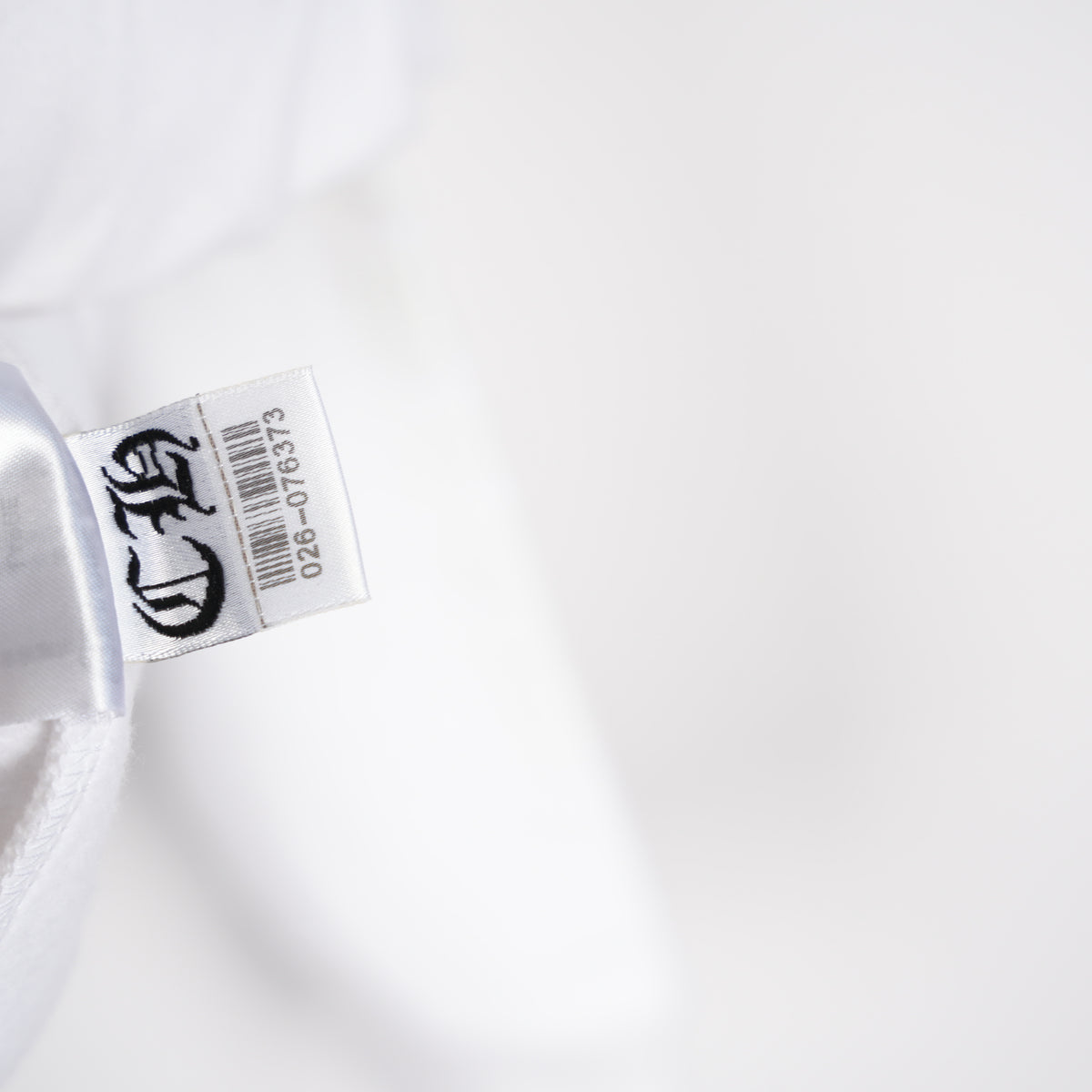 CHROME HEARTS WHITE ON WHITE HORSESHOE PRINT HOODIE
