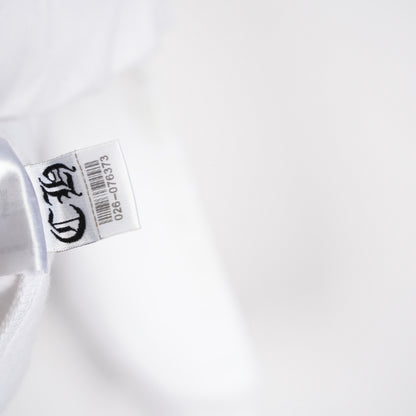 CHROME HEARTS WHITE ON WHITE HORSESHOE PRINT HOODIE
