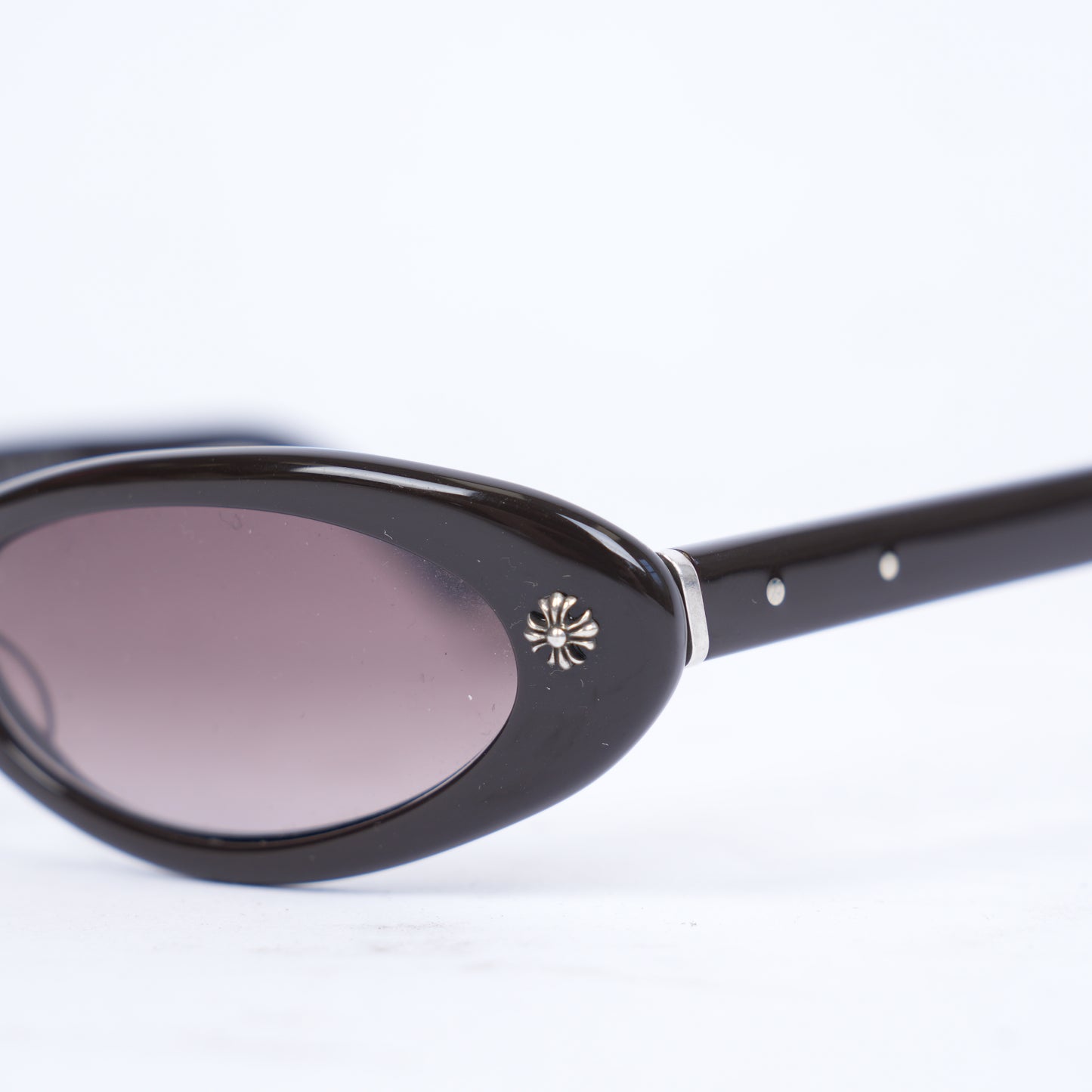 CHROME HEARTS BROWN TART SUNGLASSES