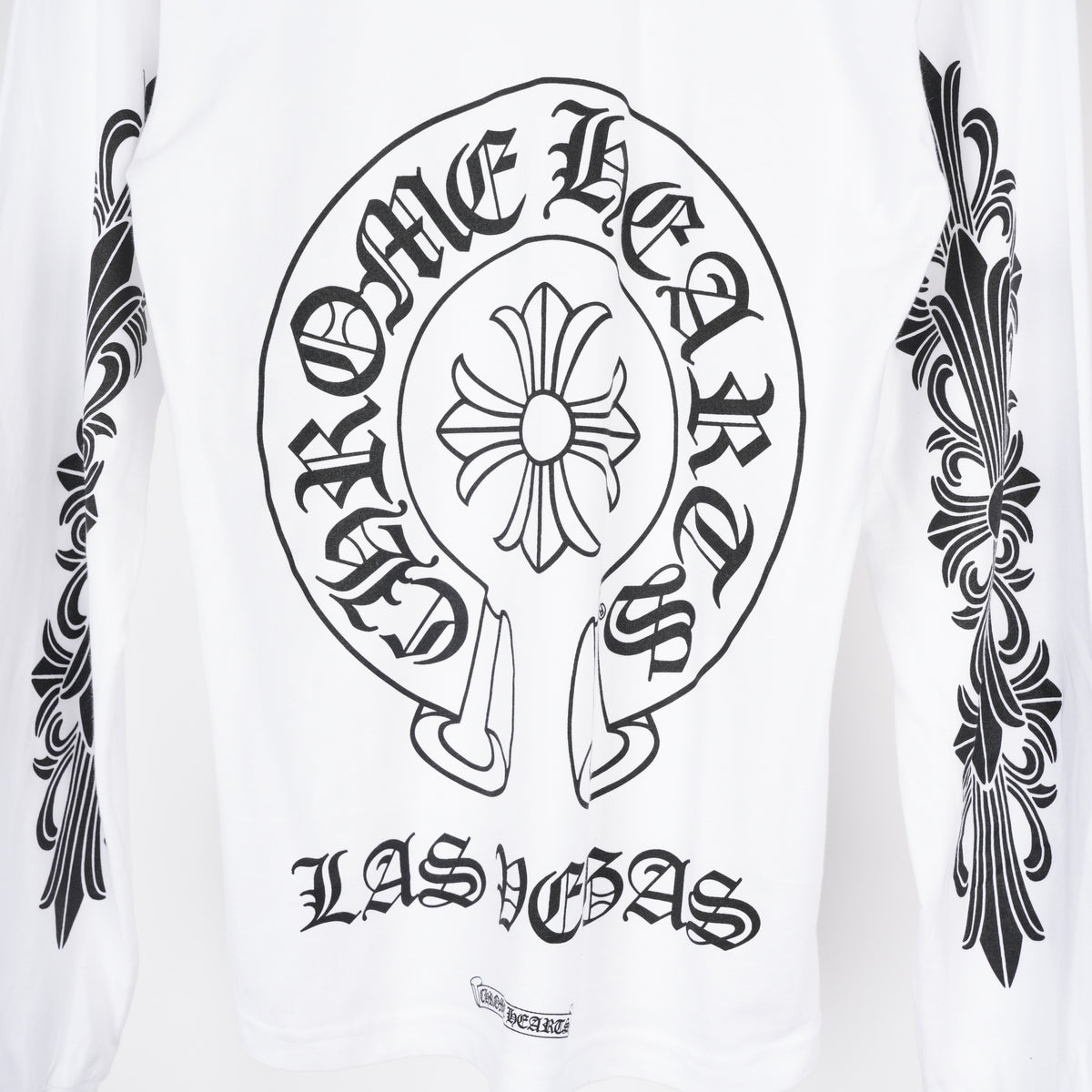 CHROME HEARTS LAS VEGAS FLORAL HORSESHOE POCKET LONG SLEEVE