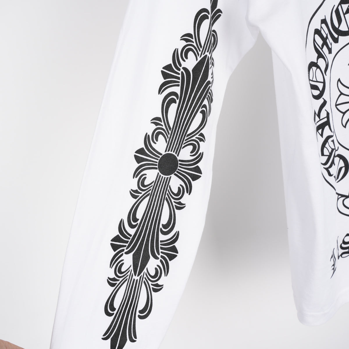 CHROME HEARTS LAS VEGAS FLORAL HORSESHOE POCKET LONG SLEEVE