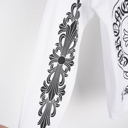 CHROME HEARTS LAS VEGAS FLORAL HORSESHOE POCKET LONG SLEEVE
