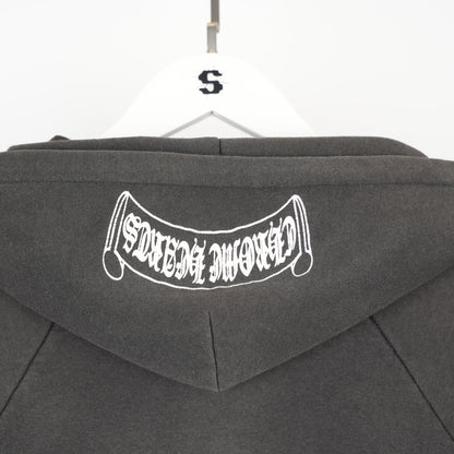 CHROME HEARTS VINTAGE THERMAL SCROLL LOGO ZIP UP