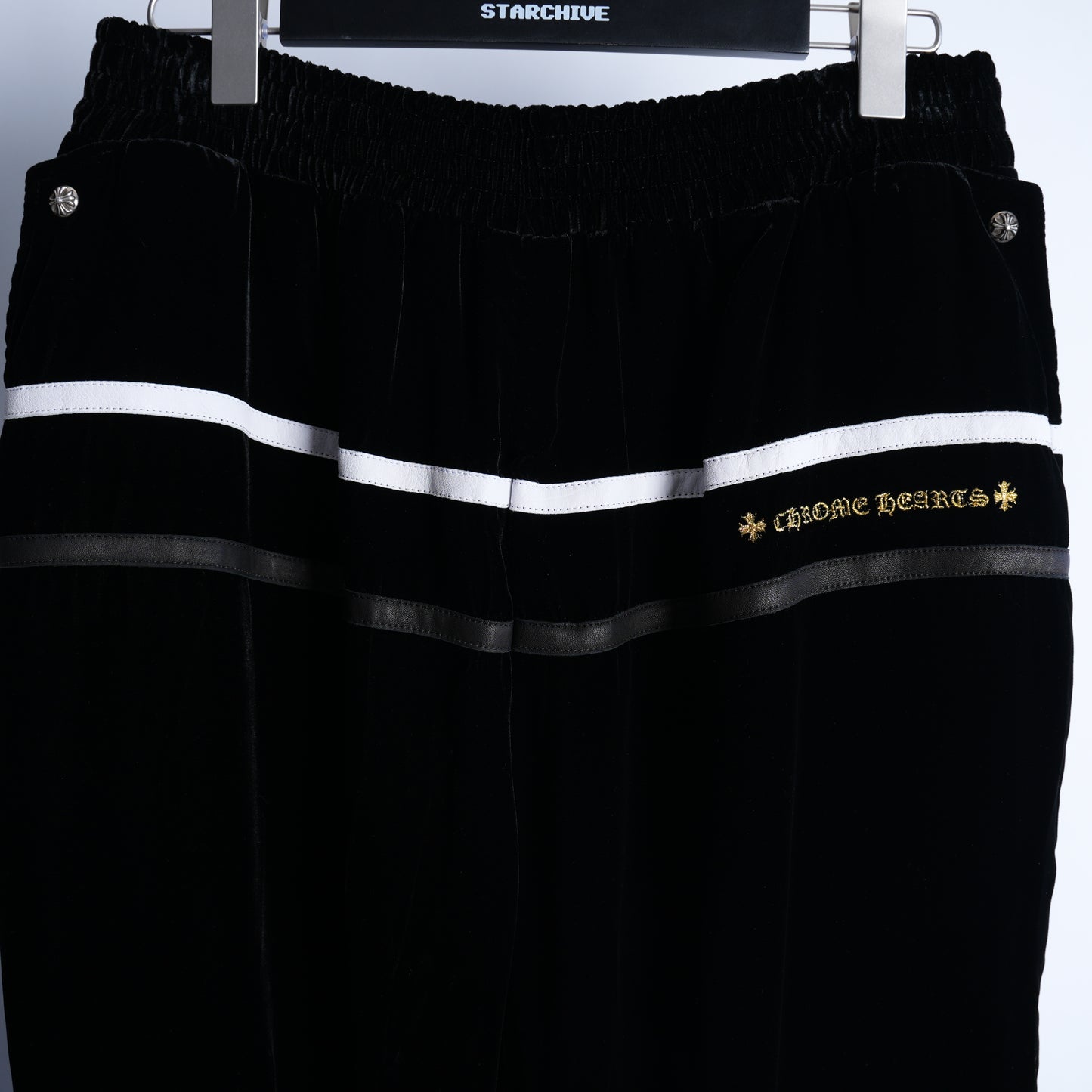 CHROME HEARTS VELOUR SWEATPANTS