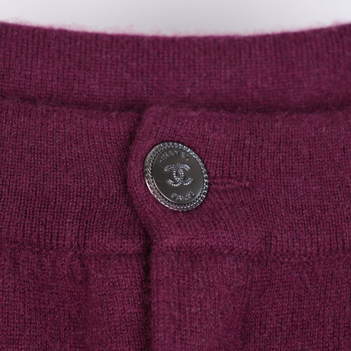 CHANEL GLITTER LOGO SWEATPANTS