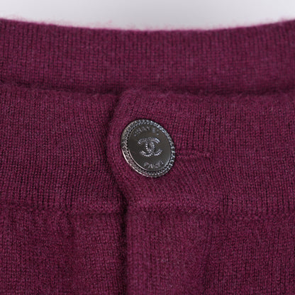 CHANEL GLITTER LOGO SWEATPANTS