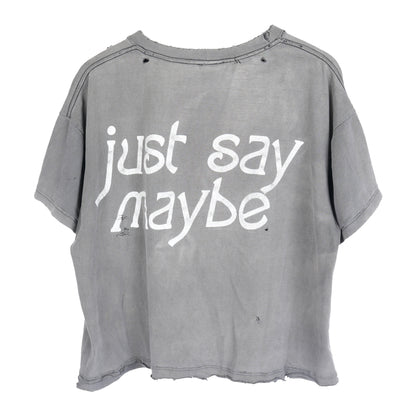 VINTAGE BOXY CROPPED JUST SAY MAYBE SMASHING PUMPKINS T-SHIRT