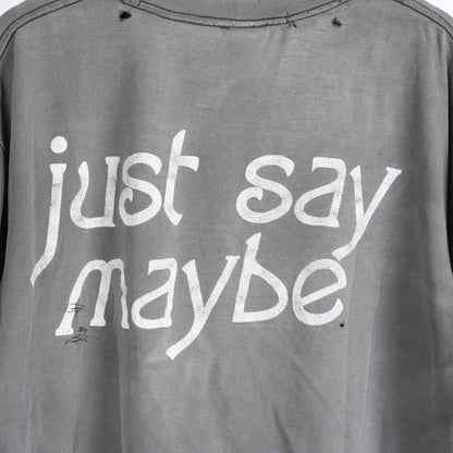 VINTAGE BOXY CROPPED JUST SAY MAYBE SMASHING PUMPKINS T-SHIRT