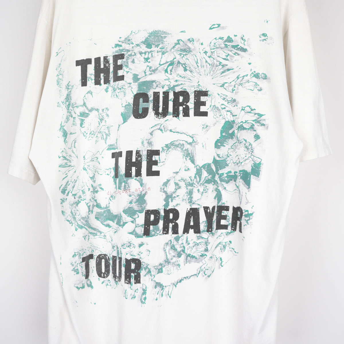 VINTAGE 1989 THE CURE THE PRAYER TOUR TEE