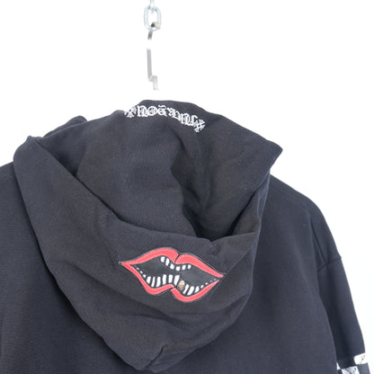 CHROME HEARTS X MATTY BOY LIPS PATCH LOGO DOUBLE HOODIE