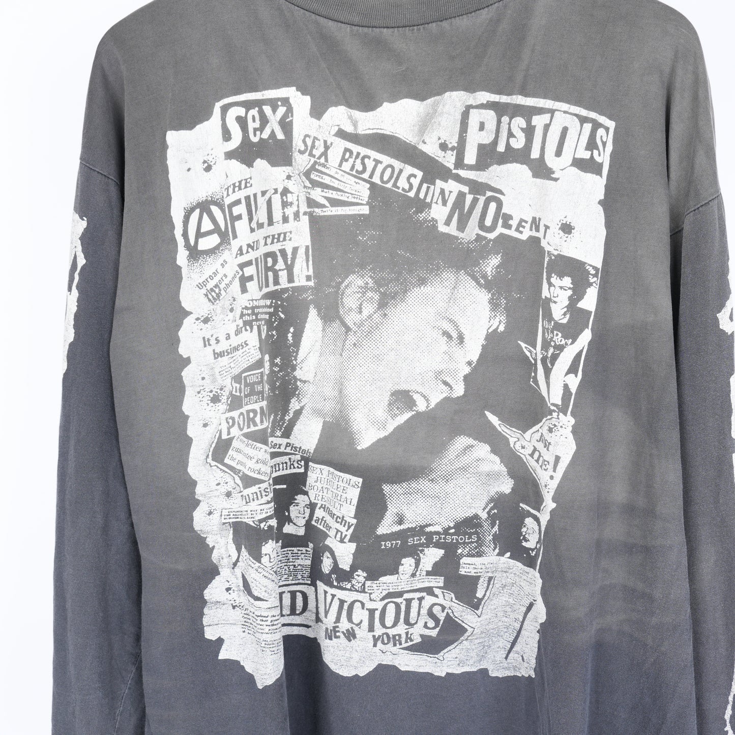 SEX PISTOLS FADED SID VICIOUS LONG SLEEVE