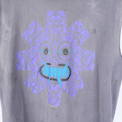 VINTAGE FADED RHCP RED HOT CHILI PEPPERS CUT OFF T-SHIRT