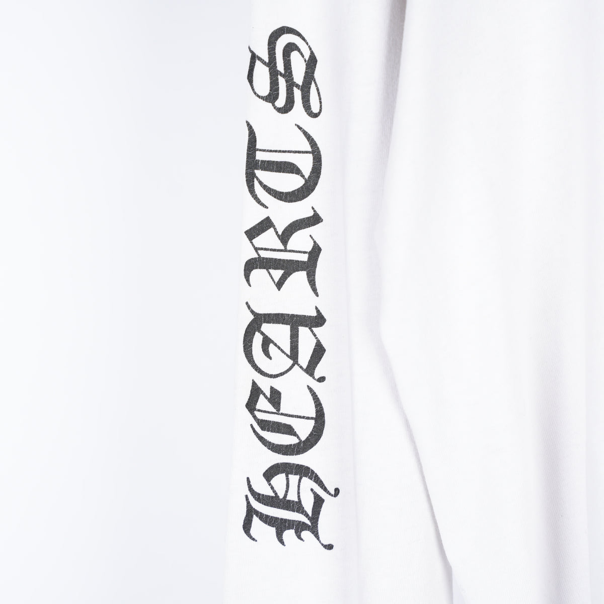 CHROME HEARTS WHITE VINTAGE MAXFIELD LONG SLEEVE VINE DAGGER T-SHIRT
