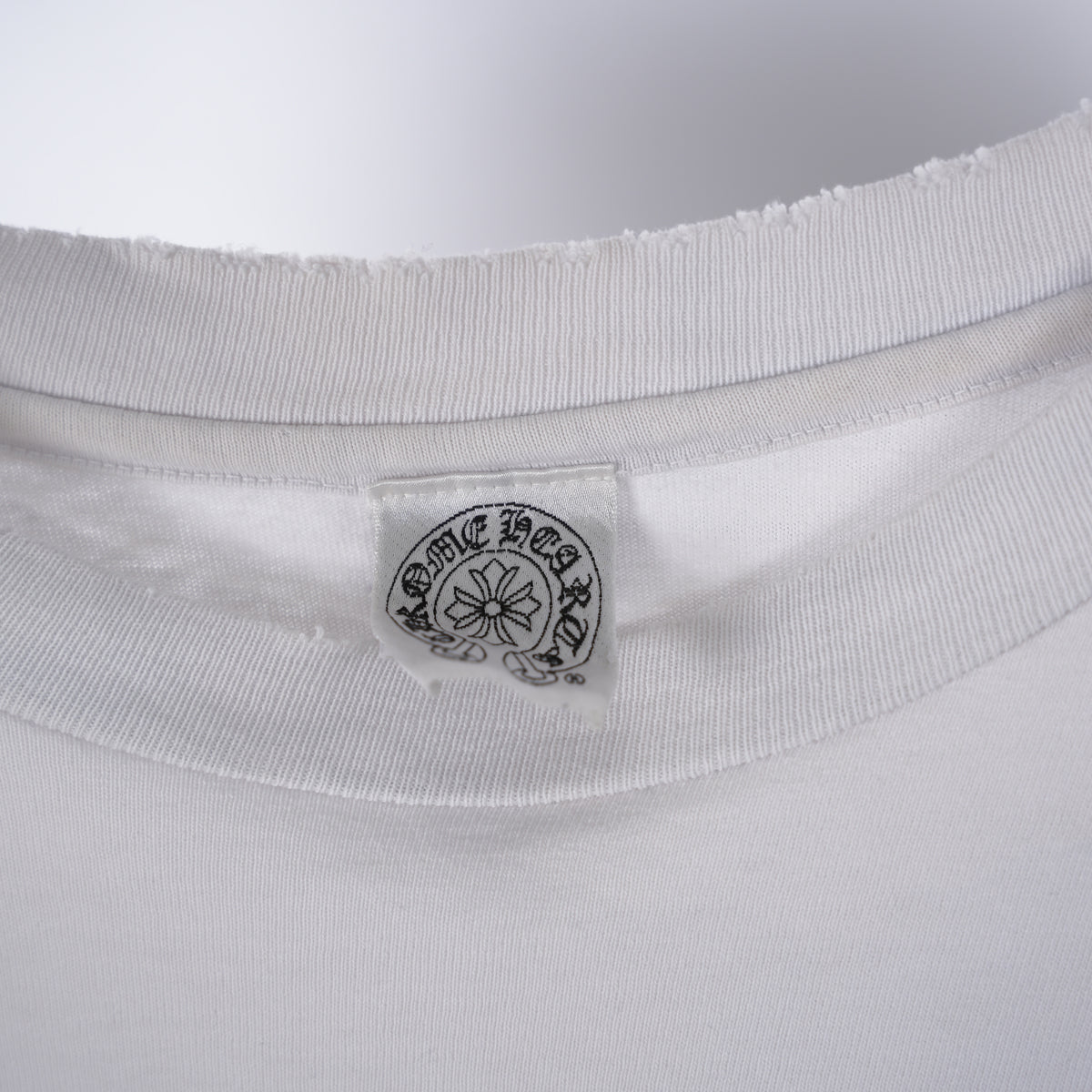 CHROME HEARTS WHITE VINTAGE MAXFIELD LONG SLEEVE VINE DAGGER T-SHIRT