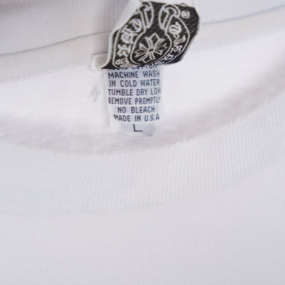 CHROME HEARTS WHITE VINTAGE MAXFIELD LONG SLEEVE VINE DAGGER T-SHIRT