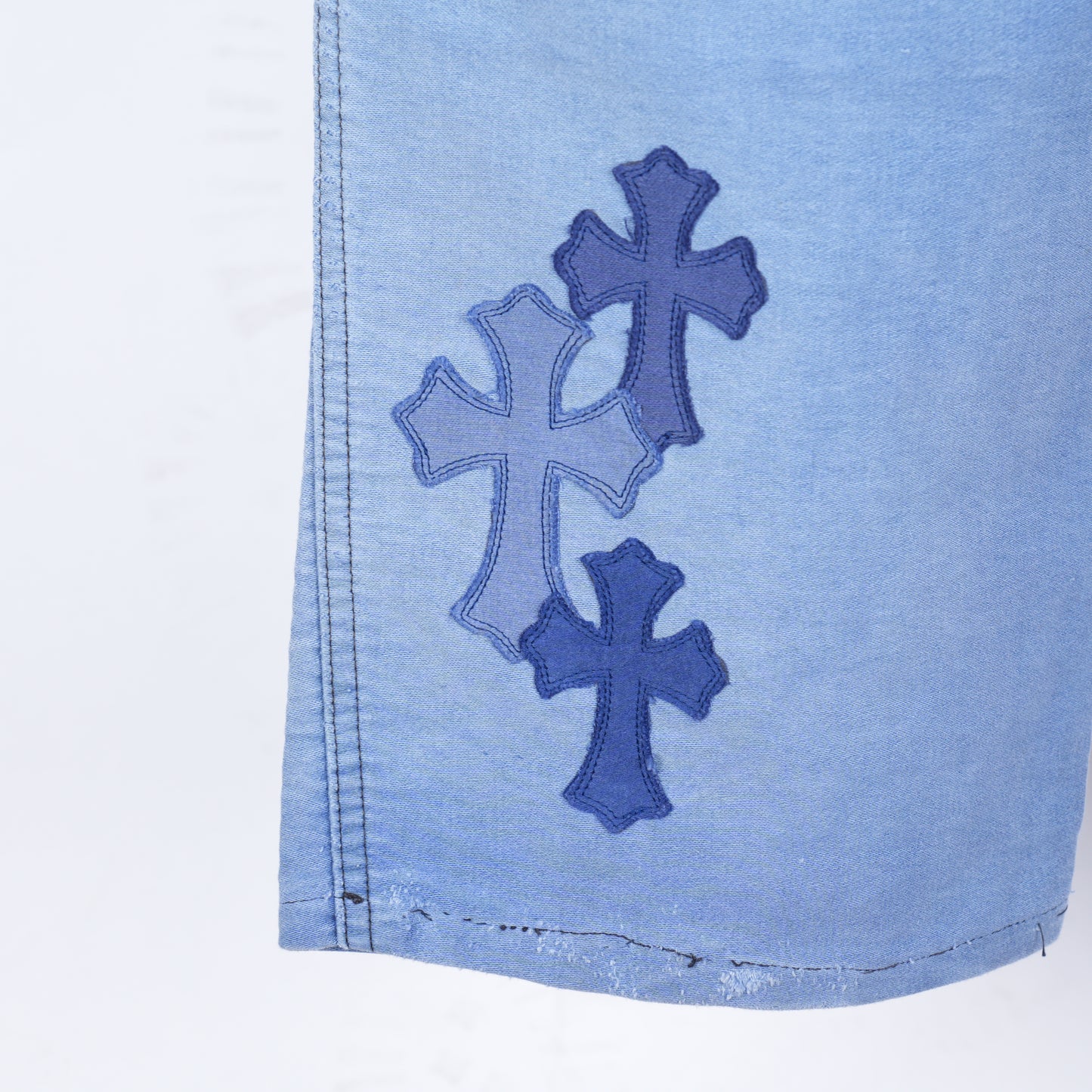CHROME HEARTS FRENCH WORKWEAR PATCH JEANS