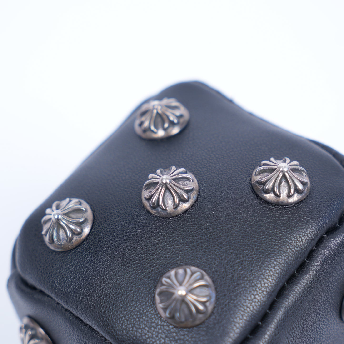 CHROME HEARTS LEATHER XL DICE KEYCHAIN