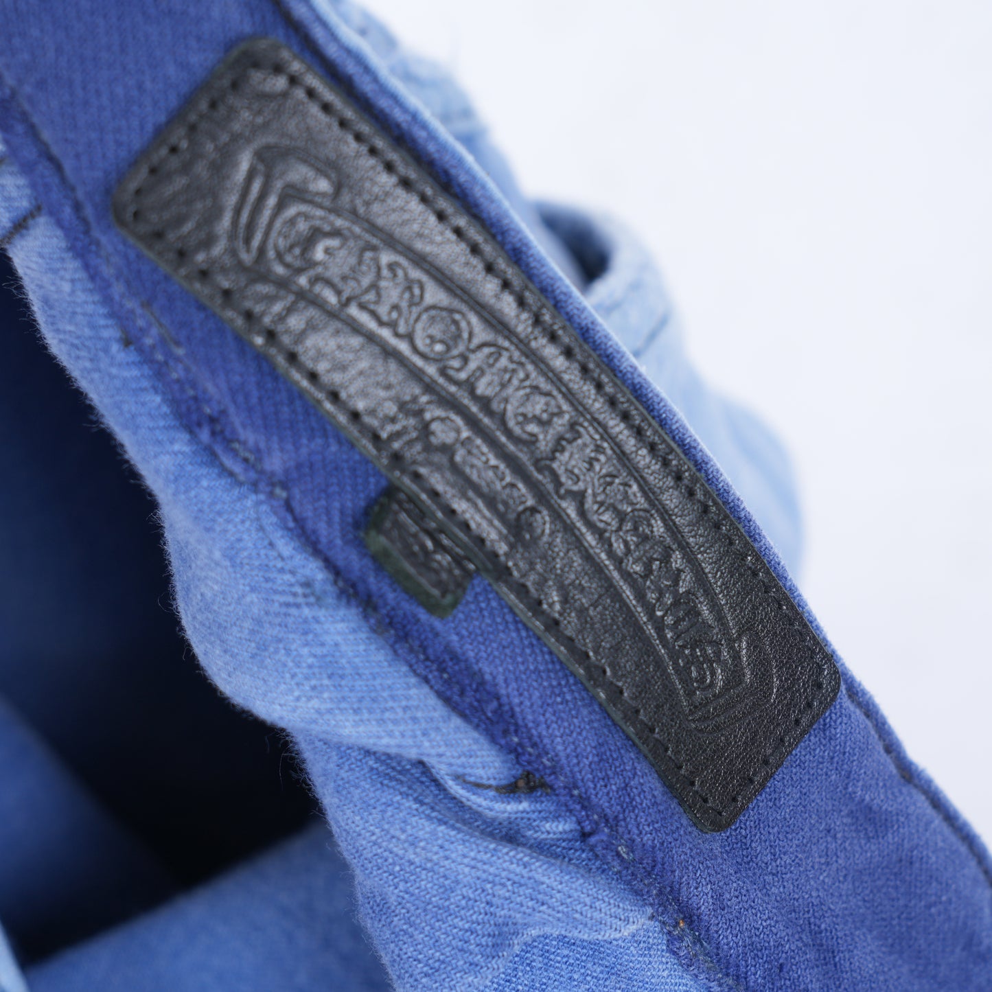 CHROME HEARTS FRENCH WORKWEAR PATCH JEANS