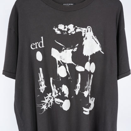 ERD CELLOPHANE FADED BLACK T-SHIRT