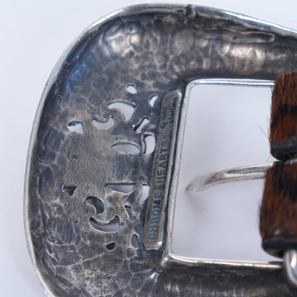 CHROME HEARTS WESTERN LEOPARD 4 PIECE BELT