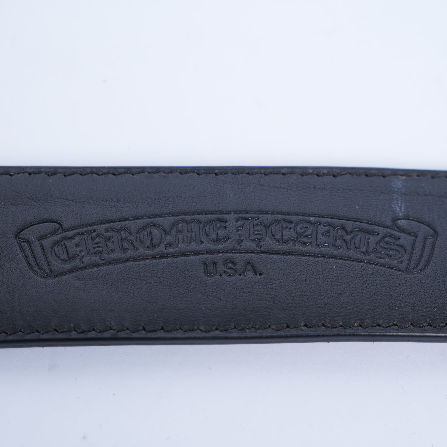 CHROME HEARTS WESTERN LEOPARD 4 PIECE BELT