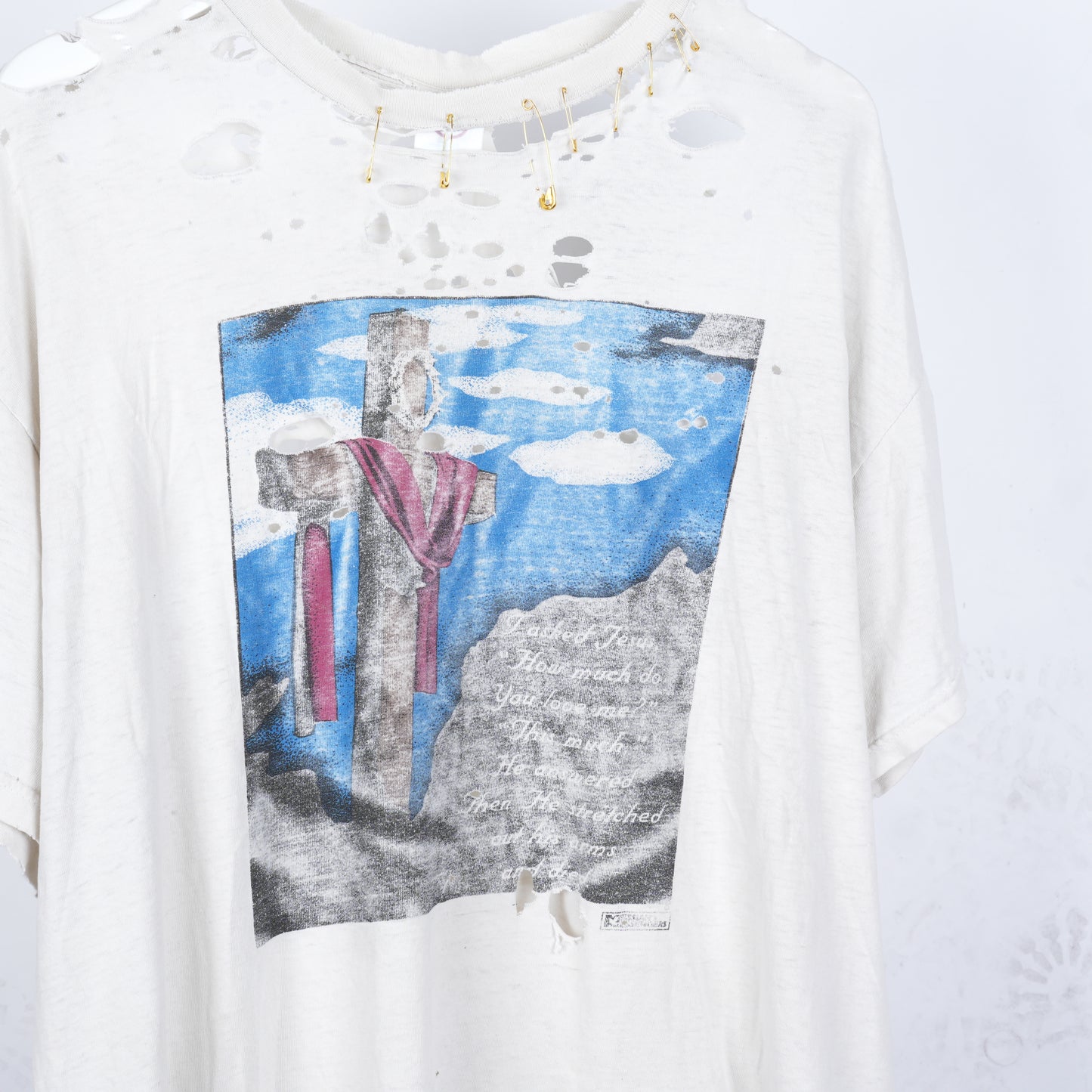 VINTAGE THRASHED JESUS TEE