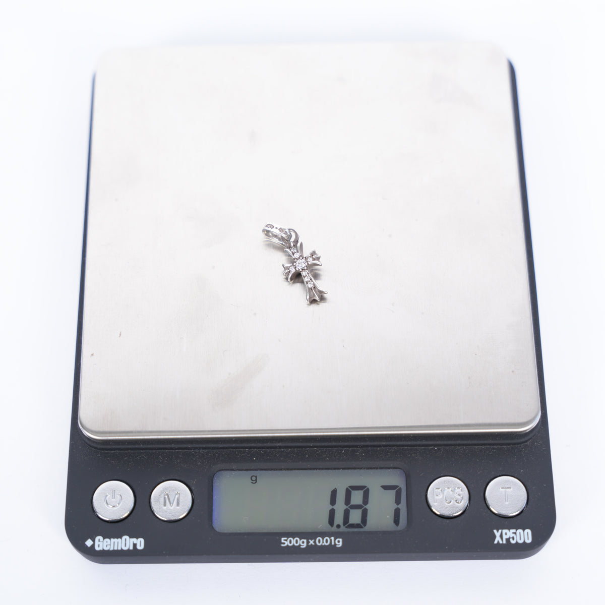 CHROME HEARTS DIAMOND BABY FAT PENDANT