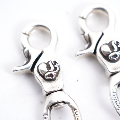CHROME HEARTS DOUBLE LOBSTER HEART WALLET CHAIN